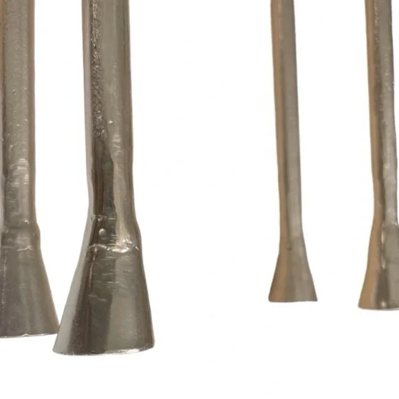 Vintage Silver Metal Camel Figurine | Handcrafted Etched Tall Camel Sculpture - Picture 10 of 13